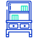 external bookshelf-furniture-icongeek26-outline-colour-icongeek26 icon