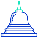 external borobudur-landmarks-icongeek26-outline-colour-icongeek26 icon