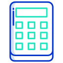 external calculator-education-icongeek26-outline-colour-icongeek26 icon