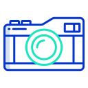 external camera-retro-80s-icongeek26-outline-colour-icongeek26 icon