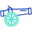 external cannon-pirates-icongeek26-outline-colour-icongeek26 icon