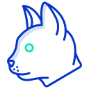 external cat-animal-head-icongeek26-outline-colour-icongeek26 icon