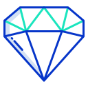 external diamond-geography-icongeek26-outline-colour-icongeek26 icon