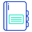 external diary-retro-80s-icongeek26-outline-colour-icongeek26 icon