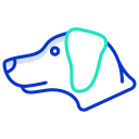 external dog-animal-head-icongeek26-outline-colour-icongeek26 icon