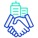 external hand-shake-due-diligence-icongeek26-outline-colour-icongeek26 icon