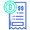 external invoice-bitcoin-icongeek26-outline-colour-icongeek26 icon