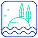 external island-landscape-icongeek26-outline-colour-icongeek26 icon