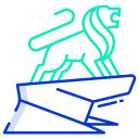 external lion-zoology-icongeek26-outline-colour-icongeek26 icon