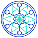 external mandala-mandala-icongeek26-outline-colour-icongeek26-4 icon