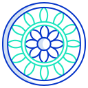 external mandala-mandala-icongeek26-outline-colour-icongeek26-6 icon