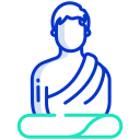 external monk-buddhism-icongeek26-outline-colour-icongeek26 icon