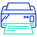 external printer-home-appliances-icongeek26-outline-colour-icongeek26 icon