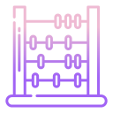 external abacus-toys-icongeek26-outline-gradient-icongeek26 icon