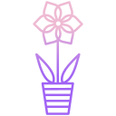 external amaryllis-indoor-plants-icongeek26-outline-gradient-icongeek26 icon