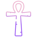 external ankh-egypt-icongeek26-outline-gradient-icongeek26 icon