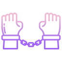 external arrest-police-icongeek26-outline-gradient-icongeek26 icon