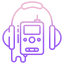 external audio-guide-museum-icongeek26-outline-gradient-icongeek26 icon