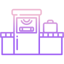 external baggage-office-icongeek26-outline-gradient-icongeek26 icon