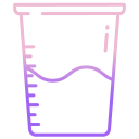 external beaker-science-and-technology-icongeek26-outline-gradient-icongeek26 icon