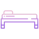 external bed-furniture-icongeek26-outline-gradient-icongeek26-1 icon