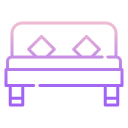 external bed-lifestyle-icongeek26-outline-gradient-icongeek26 icon