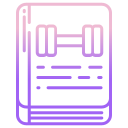 external book-fitness-icongeek26-outline-gradient-icongeek26 icon