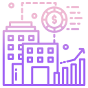 external capital-crowdfunding-icongeek26-outline-gradient-icongeek26 icon