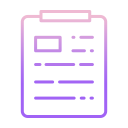 external clipboard-documents-icongeek26-outline-gradient-icongeek26-1 icon