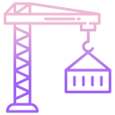 external crane-oil-industry-icongeek26-outline-gradient-icongeek26 icon