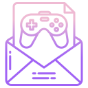 external email-game-development-icongeek26-outline-gradient-icongeek26 icon