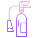 external extinguisher-oil-industry-icongeek26-outline-gradient-icongeek26 icon