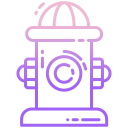 external fire-hydrant-plumbing-icongeek26-outline-gradient-icongeek26 icon