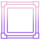 external frame-frames-icongeek26-outline-gradient-icongeek26-5 icon