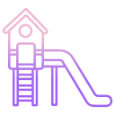 external house-playground-icongeek26-outline-gradient-icongeek26 icon