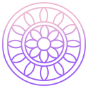 external mandala-mandala-icongeek26-outline-gradient-icongeek26-6 icon