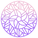 external mandala-mandala-icongeek26-outline-gradient-icongeek26-7 icon