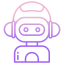 external robot-artificial-intelligence-icongeek26-outline-gradient-icongeek26 icon