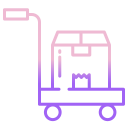 external trolley-ecommerce-icongeek26-outline-gradient-icongeek26 icon