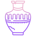 external vase-museum-icongeek26-outline-gradient-icongeek26 icon