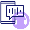 external audio-language-learning-inipagistudio-lineal-color-inipagistudio icon