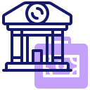 external bank-city-life-inipagistudio-lineal-color-inipagistudio icon