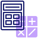 external calculator-retailer-inipagistudio-lineal-color-inipagistudio icon