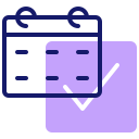 external calendar-operation-management-inipagistudio-lineal-color-inipagistudio icon