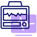 external cardiogram-cancer-care-inipagistudio-lineal-color-inipagistudio icon