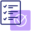 external checklist-operation-management-inipagistudio-lineal-color-inipagistudio icon