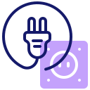 external cord-toolbox-inipagistudio-lineal-color-inipagistudio icon