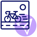 external cycling-sports-tracker-inipagistudio-lineal-color-inipagistudio icon