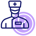 external doctor-medical-test-inipagistudio-lineal-color-inipagistudio icon