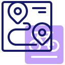 external route-sports-tracker-inipagistudio-lineal-color-inipagistudio icon